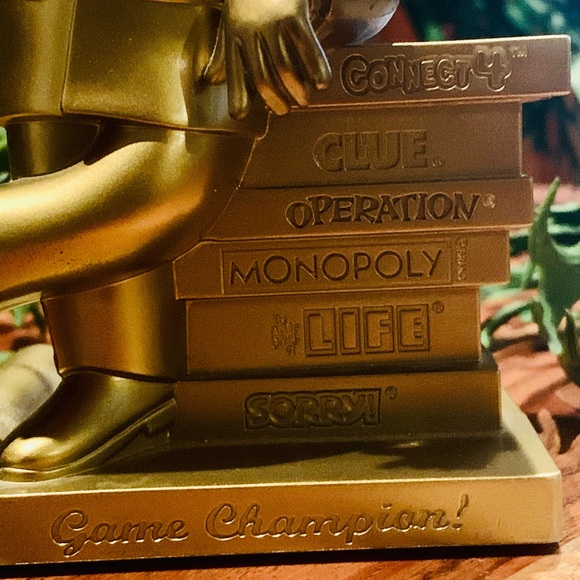 HASBRO family game night MR MONOPOLY gold Trophy collectible gift - Picture 4 of 7